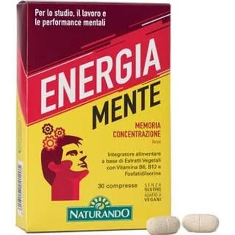 Naturando Energia Mente 30 comp – imagen 3