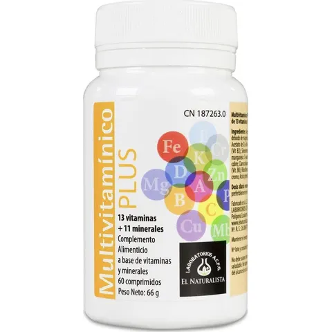 El naturalista multivitaminico plus 60comp. – imagen 4