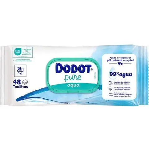 dodot Aqua Toallitas 0% Plastico 48uds – imagen 2