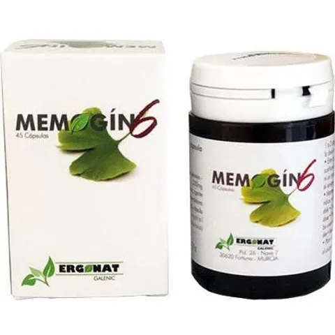 Ergonat Memogin 6 45 Cápsulas – imagen 2