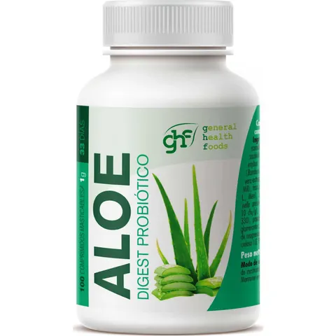 GHF Aloe 100 Comprimidos Masticables – imagen 2