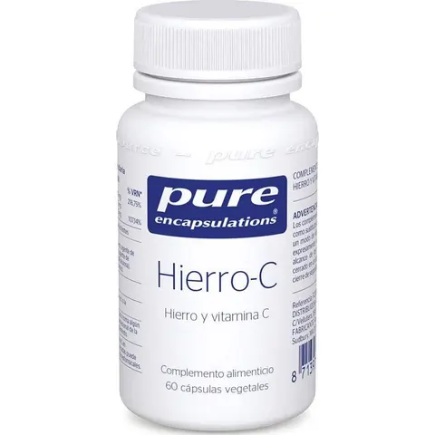 Pure Encapsulations Hierro-C x60 Cápsulas – imagen 2