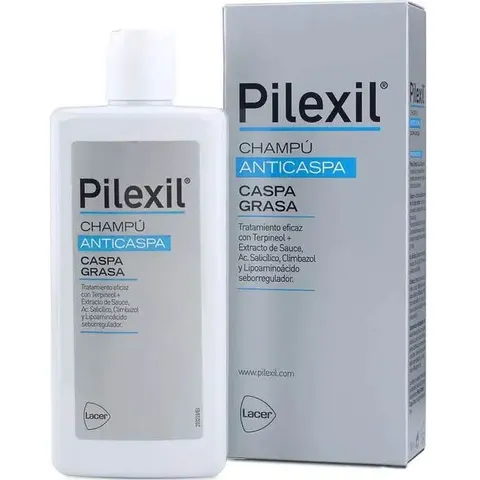 Pilexil Champú Caspa Grasa 300ml – imagen 2