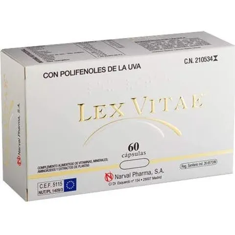 Narval Pharma Lex Vitae Blister 48 Cap. – imagen 2