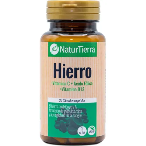 NaturTierra Hierro 30caps – imagen 2