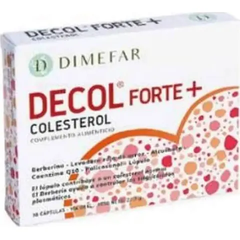 Dimefar Decol Forte+ Colesterol 30 Cápsulas – imagen 2