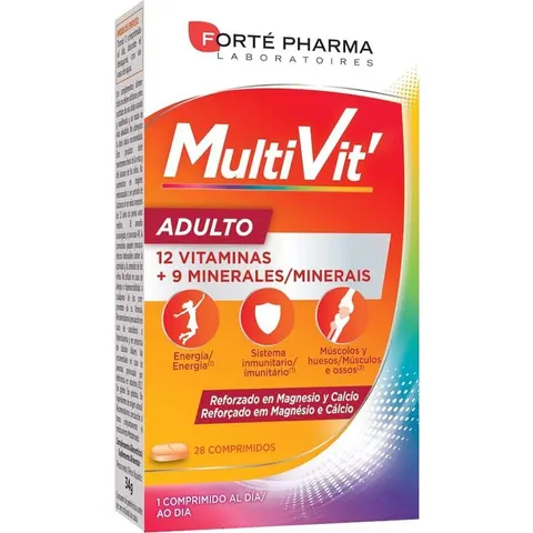 Forte pharma multivit adulto 28comp. – imagen 2