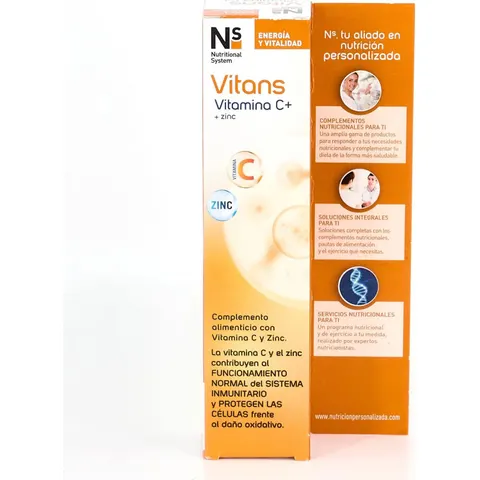 NS Nutritional System Ns Vitans vitamina C 20comp – imagen 2