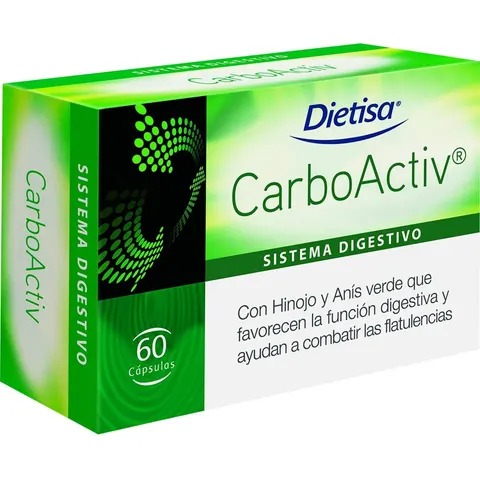 Dietisa Carboactiv 60 cápsulas – imagen 3