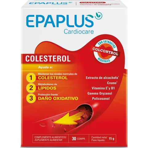 Epaplus Cardiocare Colesterol 30 Comprimidos – imagen 2
