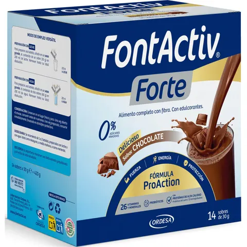 FontActiv Forte Chocolate 14x30g – imagen 2