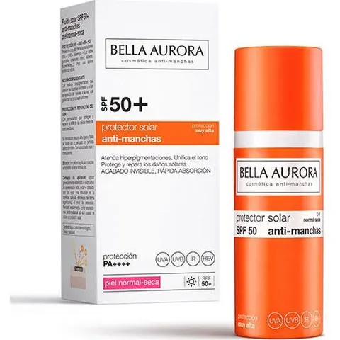 Bella Aurora Protector Solar SPF50+ Piel Normal-Seca 50ml – imagen 3