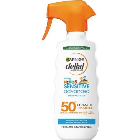 GARNIER Kids Sensitive Advanced Spray Protector SPF50+ 270 ml – imagen 2