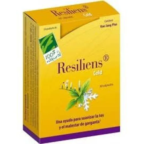 100% Natural Resiliens Cold 30 Cápsulas – imagen 5