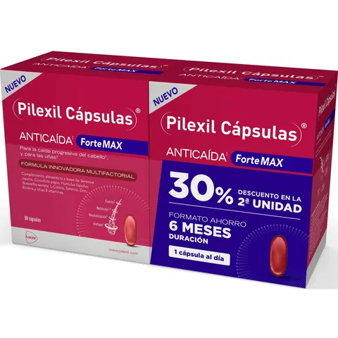 Pilexil Cápsulas Anticaída Forte Max 2x90caps – imagen 2