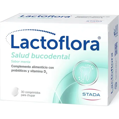 Lactoflora salud bucodental menta 30 comp – imagen 2