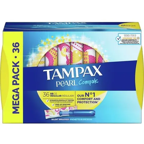 Tampax Pearl Compak Tampón Regular 36uds – imagen 2