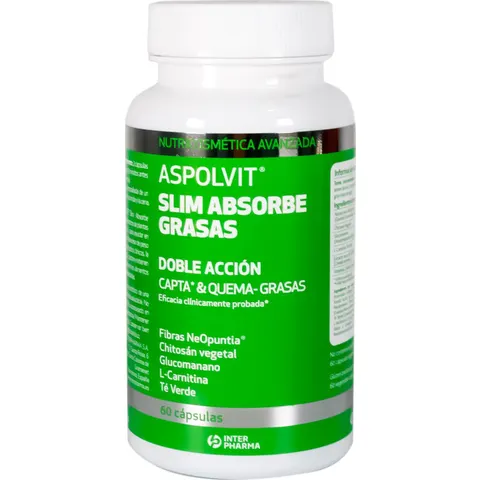 Aspolvit Slim Absorbe Grasas 60 Cápsulas – imagen 2
