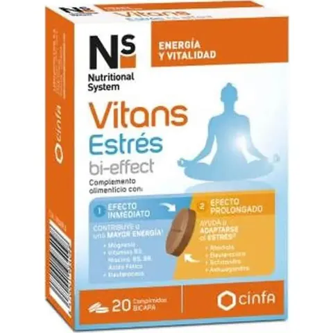 Ns Nutritional System Ns Vitans Estrés Bi-Effect 20 Cápsulas – imagen 2