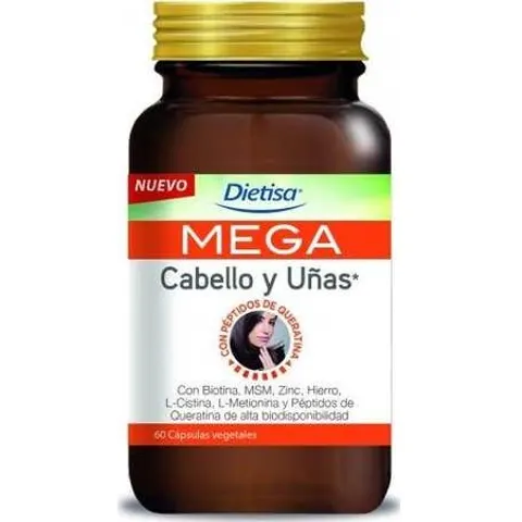 Dietisa mega cabello y uñas 60cap. – imagen 3