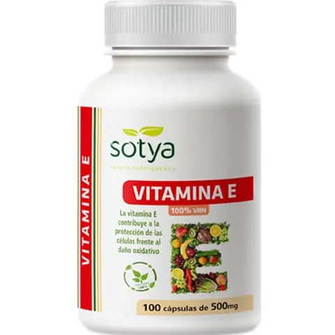 Sotya Vitamina E 100% 500mg 100 cápsulas – imagen 5
