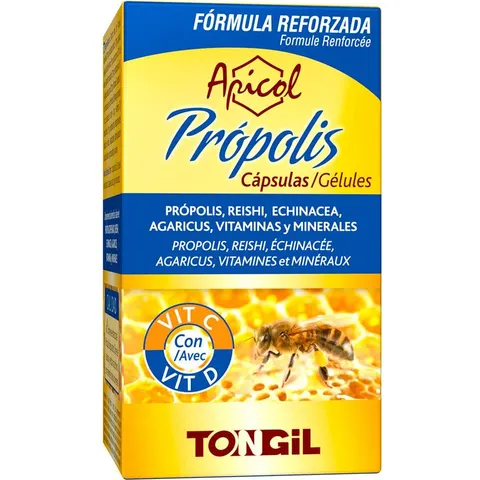 Tongil apicol propolis 40cap. – imagen 2