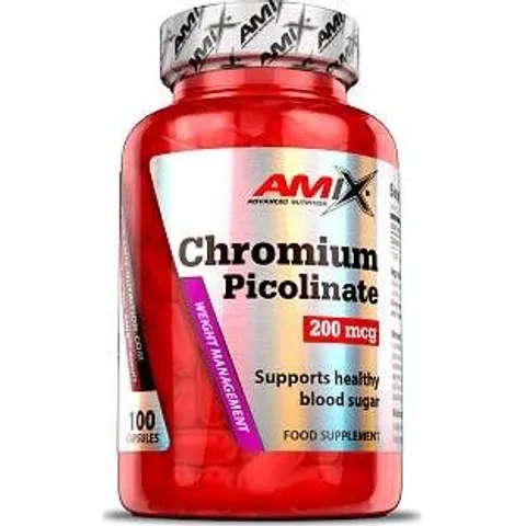 Amix chromium picolinate 200 mcg 100 caps – imagen 3