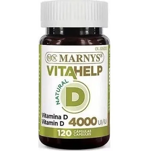 Marnys Vitahelp Vitamina D3 120 Perlas – imagen 2