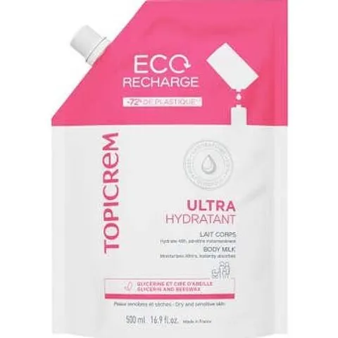 Topicrem Uh Body Milk 500mL Recarga – imagen 2