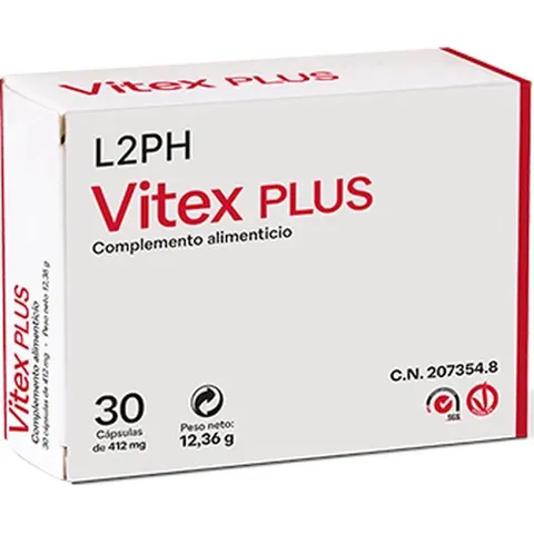 L2Pharma Vitex Plus 30 Cápsulas – imagen 2
