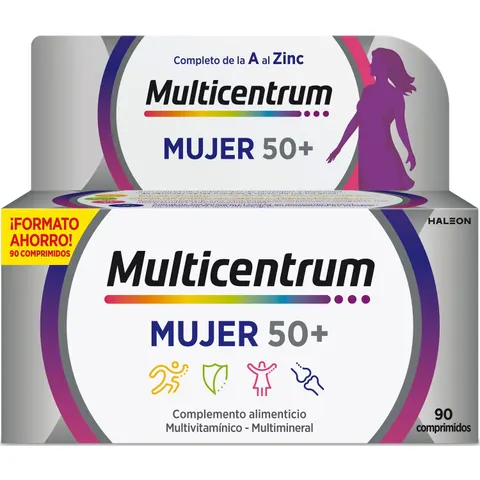 Multicentrum Mujer 50+ Vitaminas 90 comprimidos – imagen 2