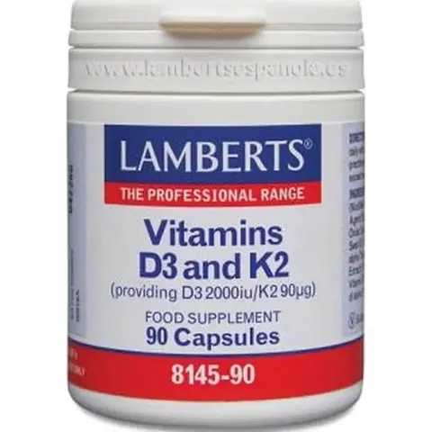 Lamberts Vitamina D3 k2 90 Caps – imagen 2