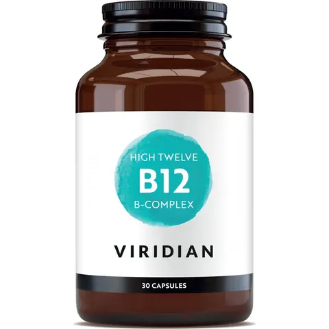 VIRIDIAN High Twelve B-complex B12 30 caps – imagen 2