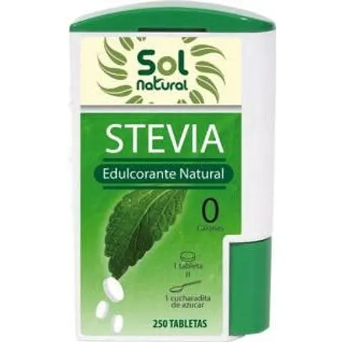 Sol Natural Stevia Tabletas 300 caps – imagen 2