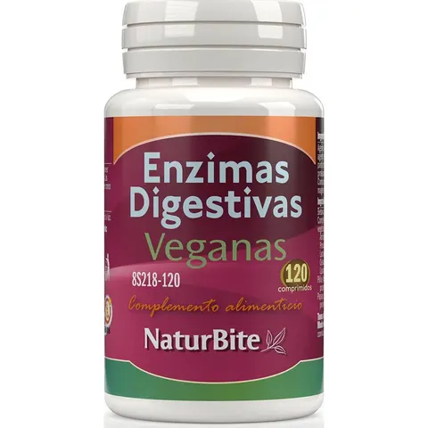Naturbite Enzimas Digestivas Veganas 120 comp – imagen 4