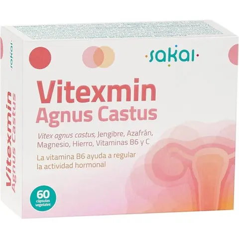 Sakai vitexmin agnus castus 60cap. – imagen 3