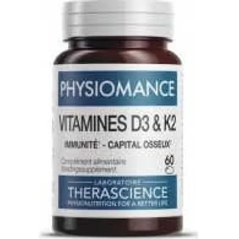 Therascience Vitamin D3 + K2 60 Perlas – imagen 2