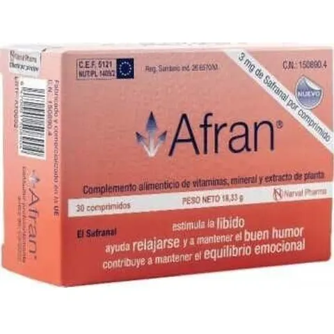 Narval Pharma Afran 30 Comprimidos – imagen 2