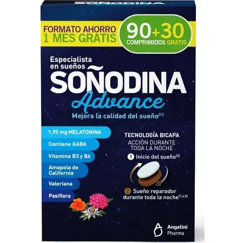 Soñodina Advance 90+30 Comprimidos – imagen 2