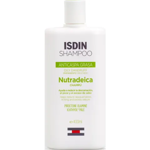 Isdin nutradeica champu caspa grasa 400ml. – imagen 4