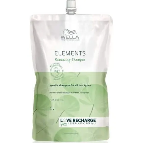 WELLA Professionals Elements Champú Renovador Refill 1000 ml – imagen 3