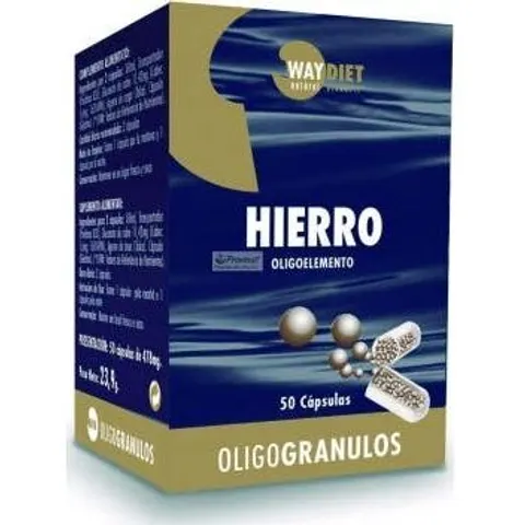 Waydiet Hierro Oligoranulo 50 Cápsulas – imagen 4