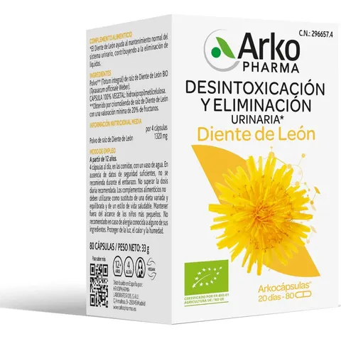 Arkopharma Arkocaps Diente de León Bio 80 caps – imagen 2