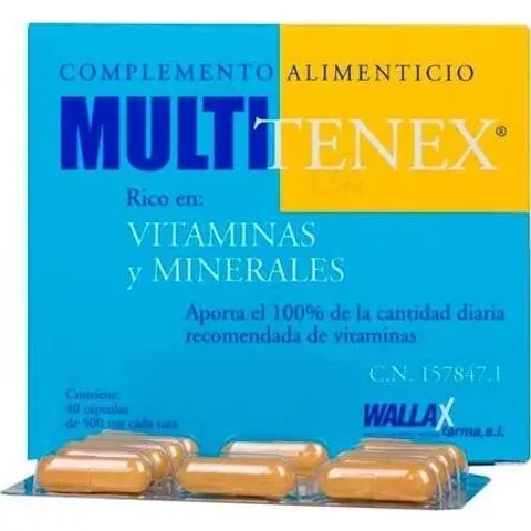 WALLAX Multitenex 40 caps – imagen 2
