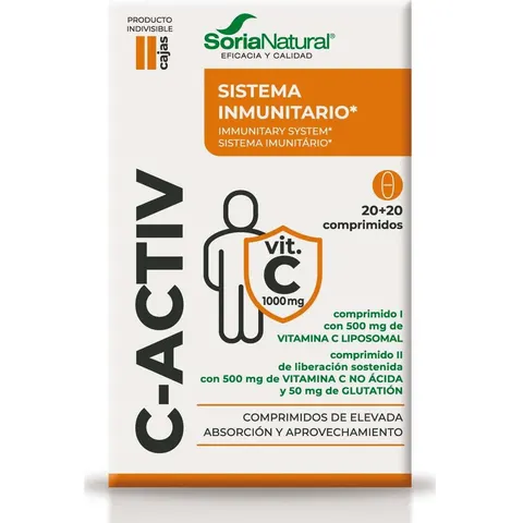 Soria Natural C-Activ 40 Comprimidos – imagen 2