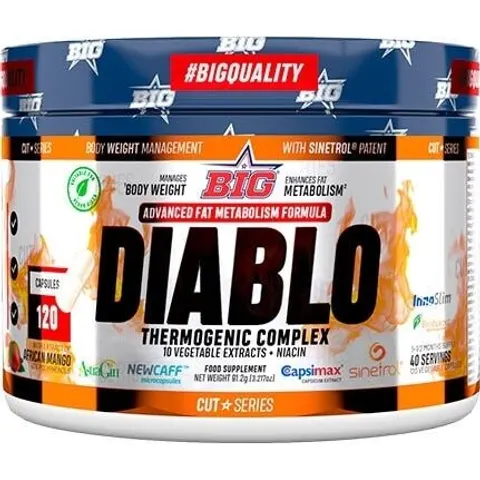 BIG Diablo Termogenico 120Caps – imagen 2
