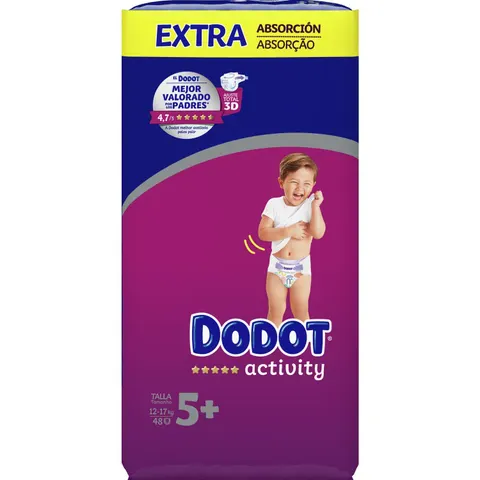 dodot Activity Pañales Talla 5 48uds – imagen 2