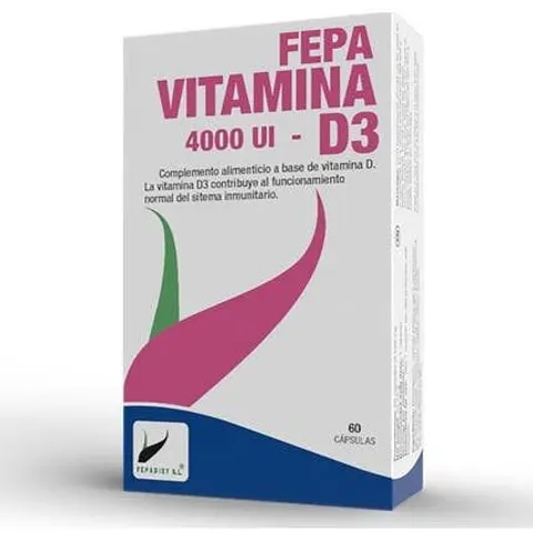 Fepadiet Vitamina D3 4000 UI 60 caps – imagen 3
