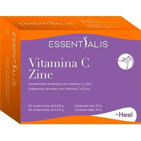 Essentialis Vitamina C Zinc 60 comp – imagen 2