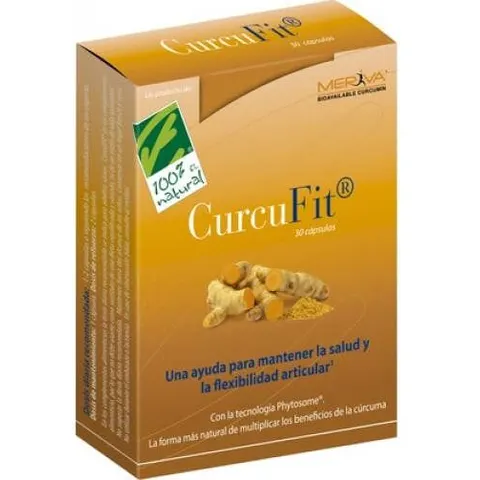 100% Natural CurcuFit 30 Cápsulas – imagen 3